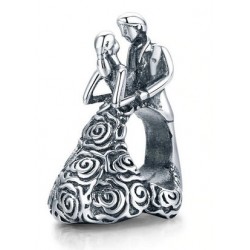 Charms taniec młodej pary, srebro 925 ślub wesele