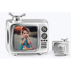 Charms personalizowany ze zdjęciem telewizor, srebro 925