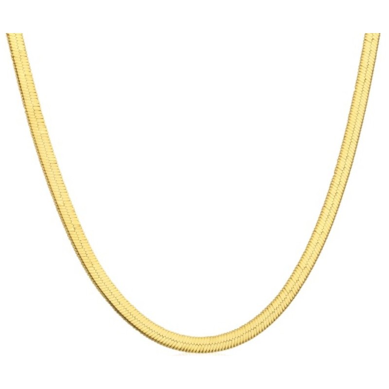 Srebrny naszyjnik choker taśma płaska żmijka, srebro 925 37cm+6cm regulowany 2,2mm