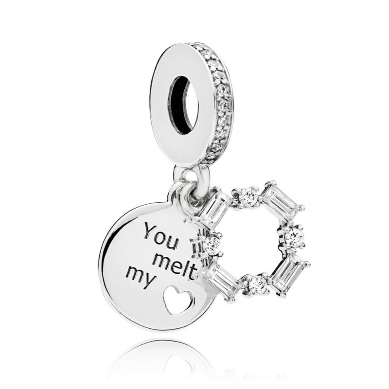 Pandora Charms Zawieszka „Rozczulasz mnie” 797553CZ