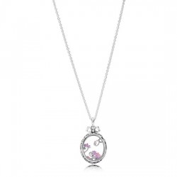 Pandora naszyjnik Dazzling Locket Pendant Necklace 397716ACZMX, 70cm