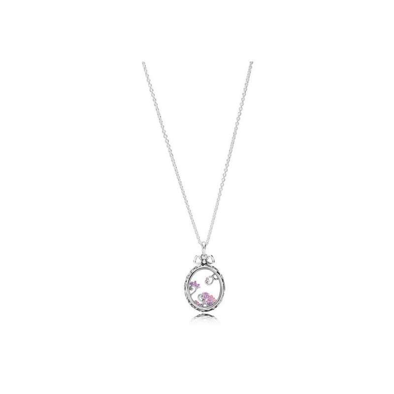 Pandora naszyjnik Dazzling Locket Pendant Necklace 397716ACZMX, 70cm