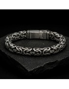 Bransoletki męskie srebrne 925 – szerokie i masywne | Mens-Gems