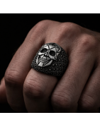 Sygnety męskie czaszka i symbole – srebro 925 | Mens-Gems